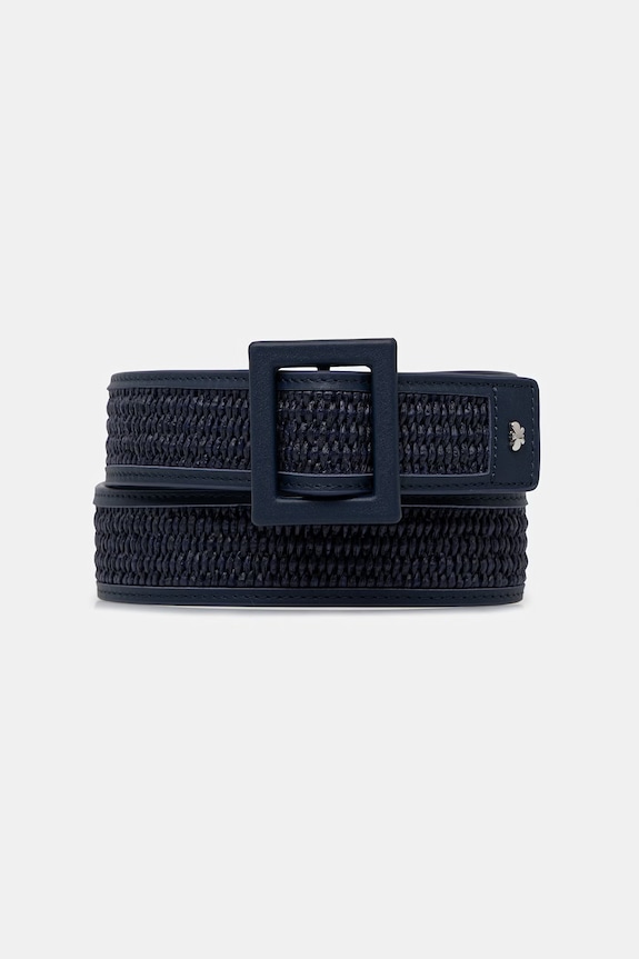 Weekend Max Mara curea pentru femei, cu imitație de piele ABOCCA bleumarin 2615501015600