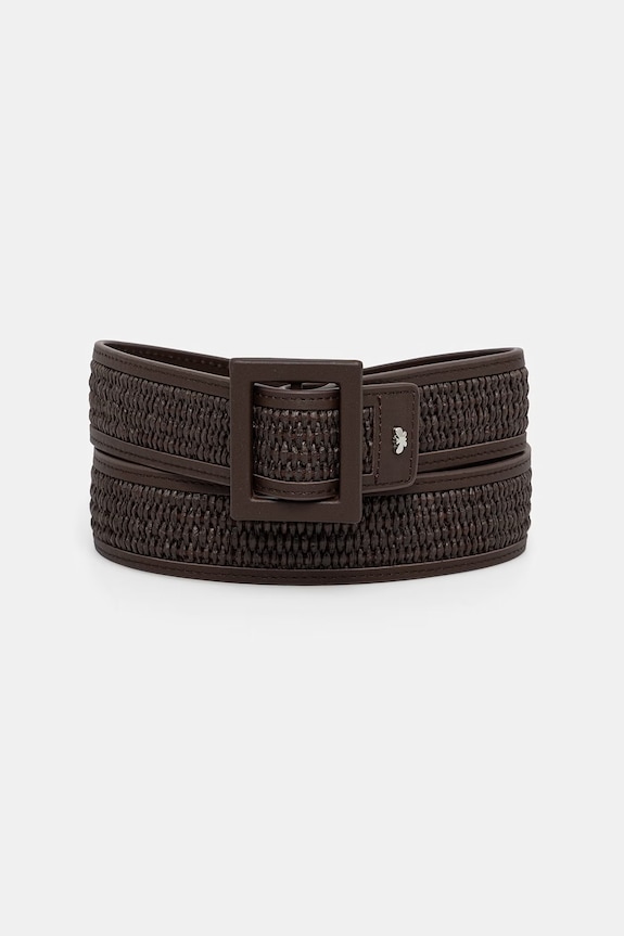 Weekend Max Mara curea pentru femei, cu imitație de piele ABOCCA maro 2615501015600
