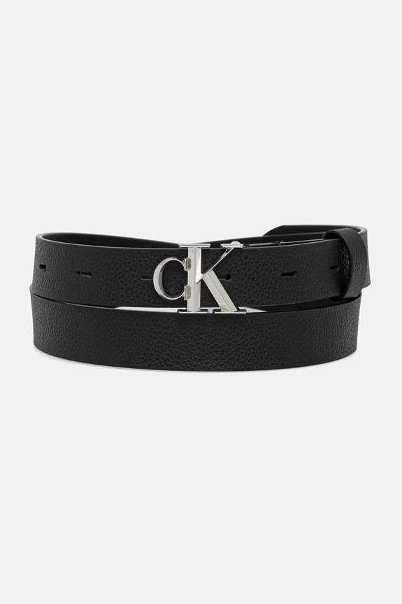 Calvin Klein curea pentru femei piele negru LV04F7060G