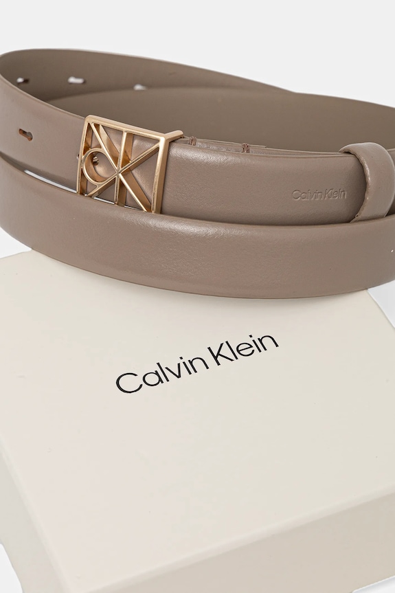 Аксесоари Calvin Klein колан дамски LV04F7072G бежов