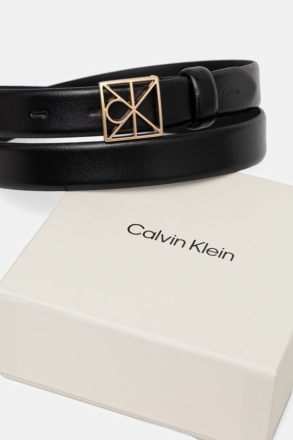 Аксесоари Calvin Klein колан дамски LV04F7072G черен