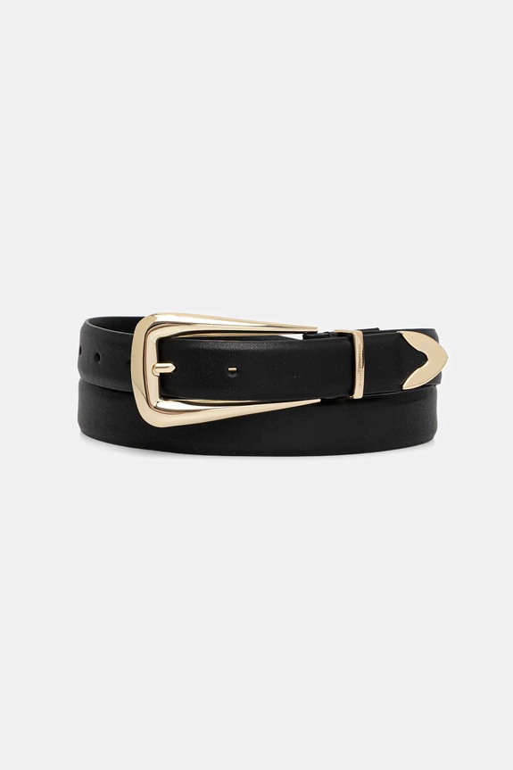 Tommy Hilfiger cintura in pelle nero AW0AW18112