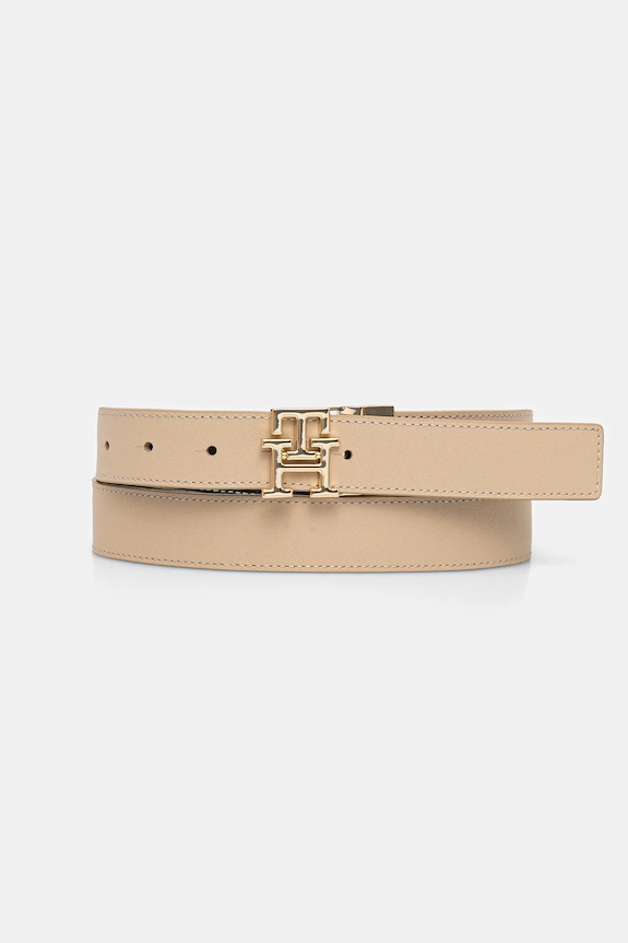 Tommy Hilfiger pasek skórzany dwustronny AW0AW18256 granatowy SS26