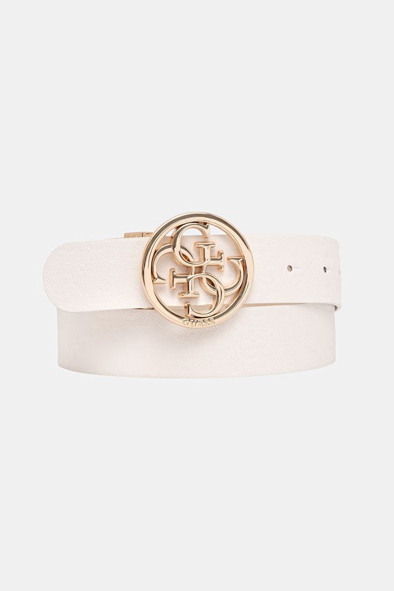 Guess двосторонній ремінь жіночий зі штучної шкіри STACEY BW9319.P6135 білий SS26