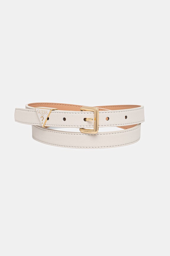 Guess pasek GIULLY imitacja skóry licowej beżowy BW9323.P6120