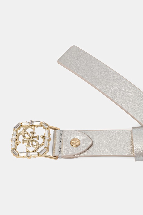 Guess pasek BW9326.P6125 srebrny SS26
