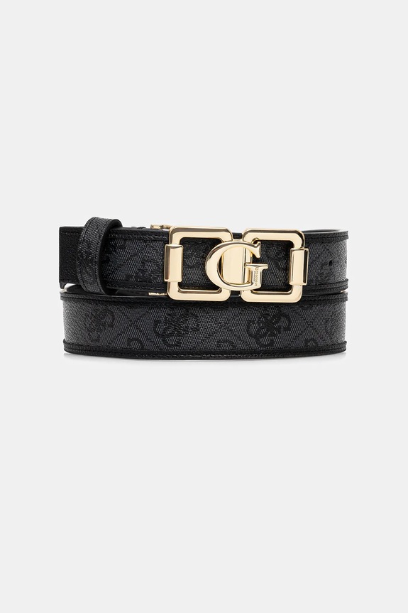 Opasok Guess KARNILLA imitácia kože sivá BW9334.P6130