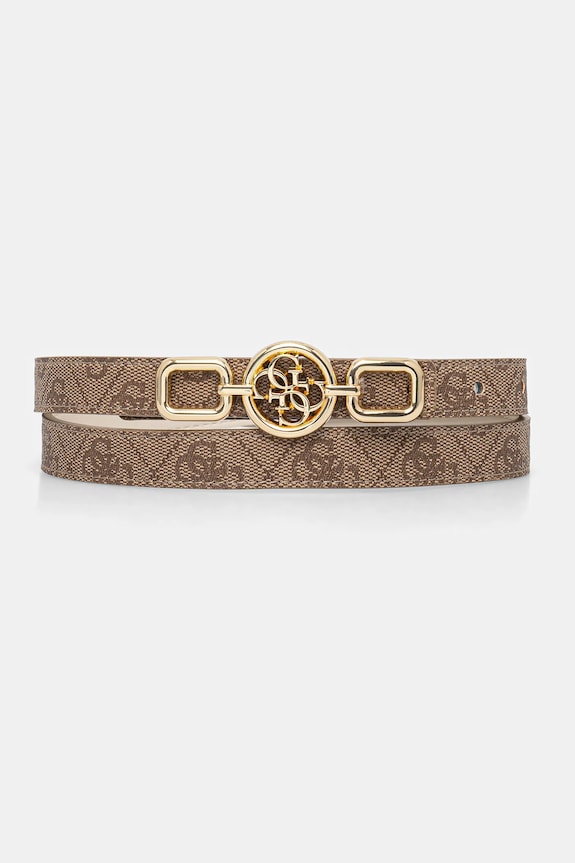 Obojstranný opasok Guess béžová BW9336.P6120
