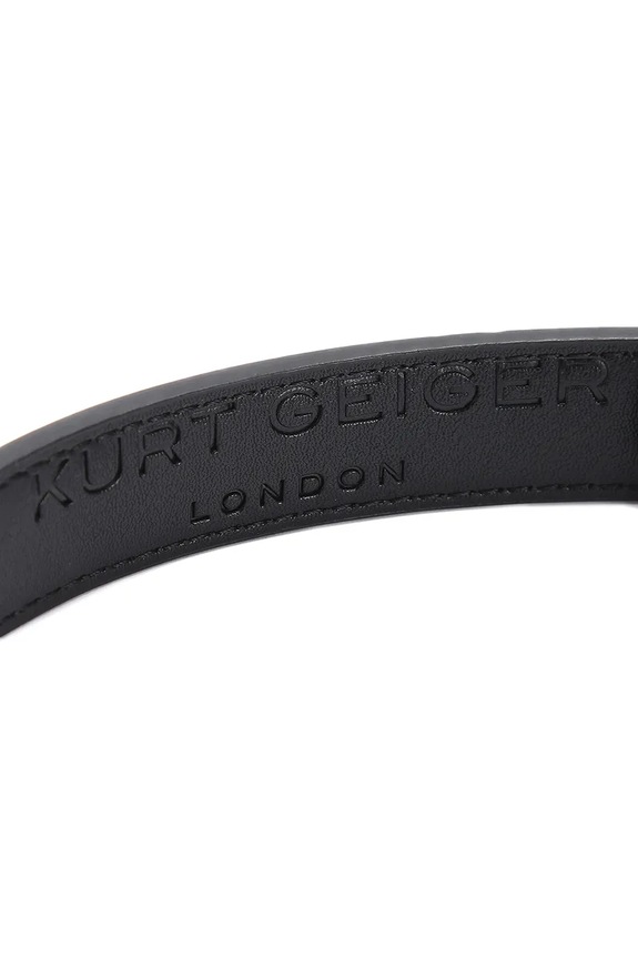 Kurt Geiger London pasek skórzany czarny 5255800309