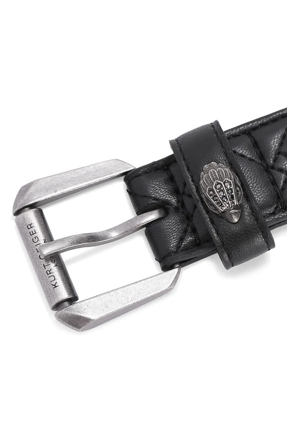 Accesorii Kurt Geiger London curea de piele Kensington 5256105109 negru
