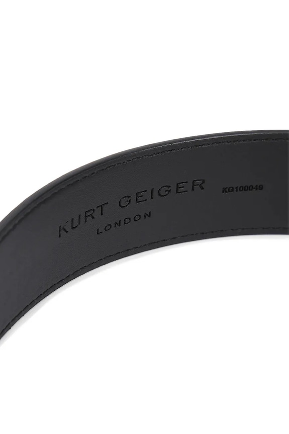 Kurt Geiger London pasek skórzany Shoreditch czarny 5410900309