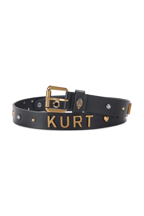 Kožený pásek Kurt Geiger London černá 5411400109