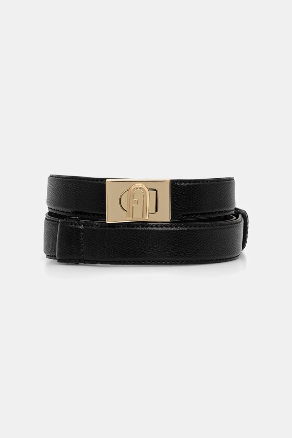 Furla pasek skórzany czarny WC00065.ARE000.O6000