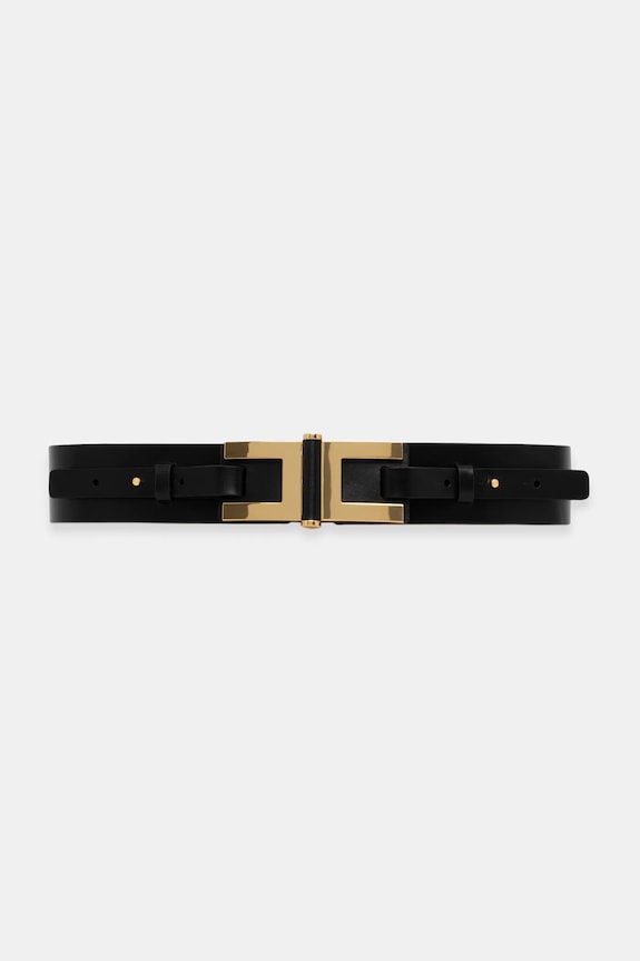 Elisabetta Franchi curea piele negru CT50S61E2