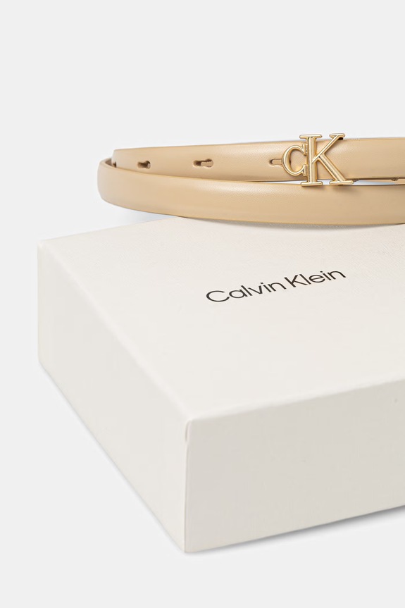 Dodaci Calvin Klein remen ženski kožni LV04F7085G bež