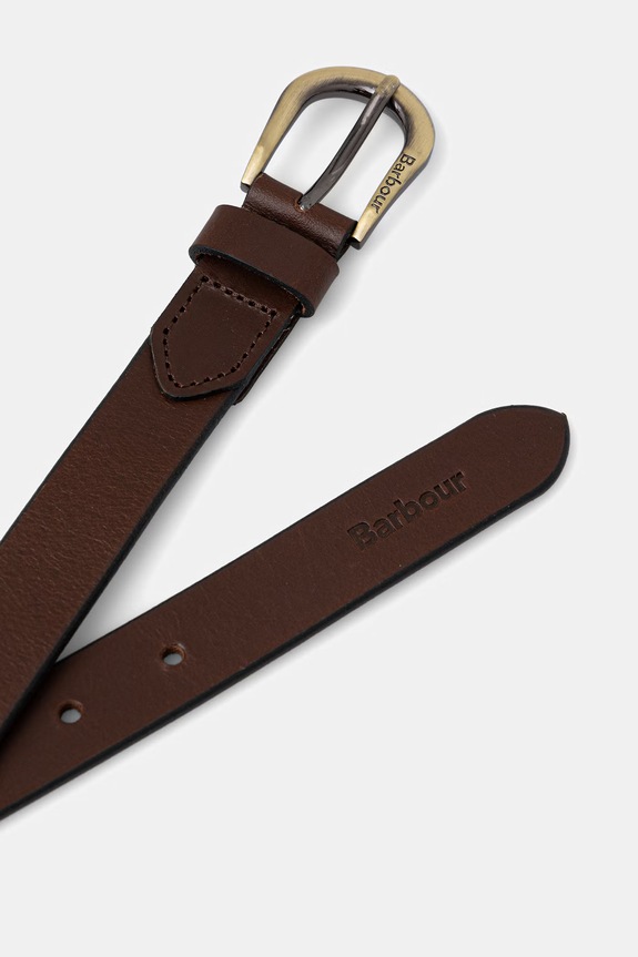 Barbour curea de femei de piele Allanton LAC0306 maro SS26