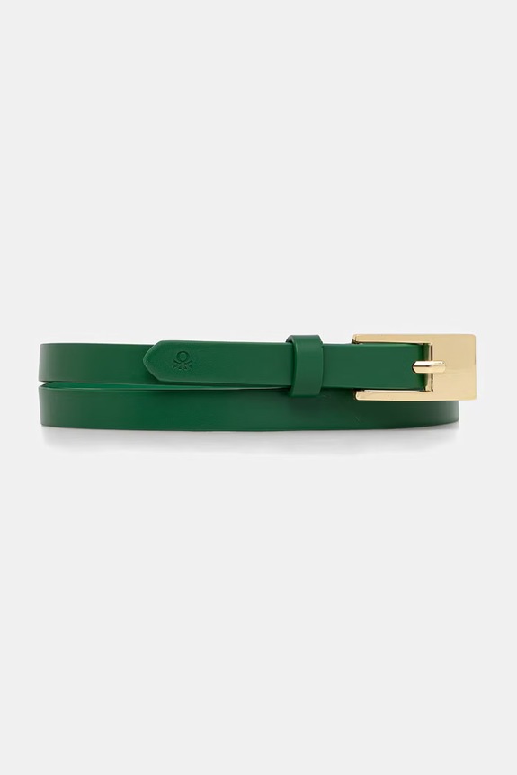 United Colors of Benetton cintura da donna in similpelle verde 6NPGVL001