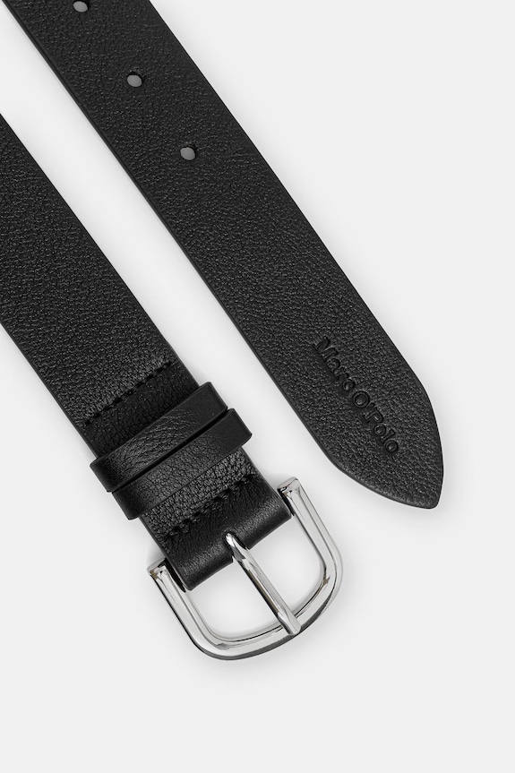 Marc O'Polo curea pentru femei, din piele 5000011515 negru SS26