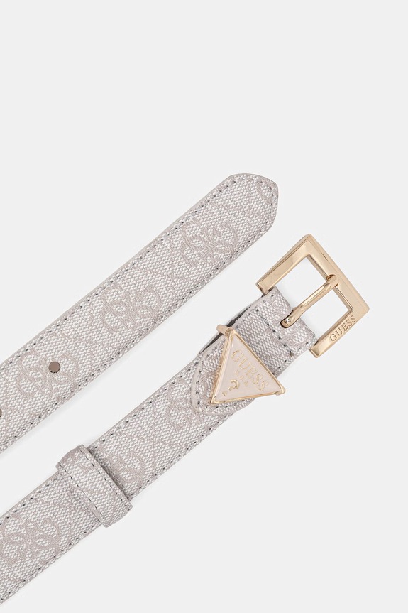 Guess remen za žene od imitacije kože NOELLE BW9291.P5425 bež SS26