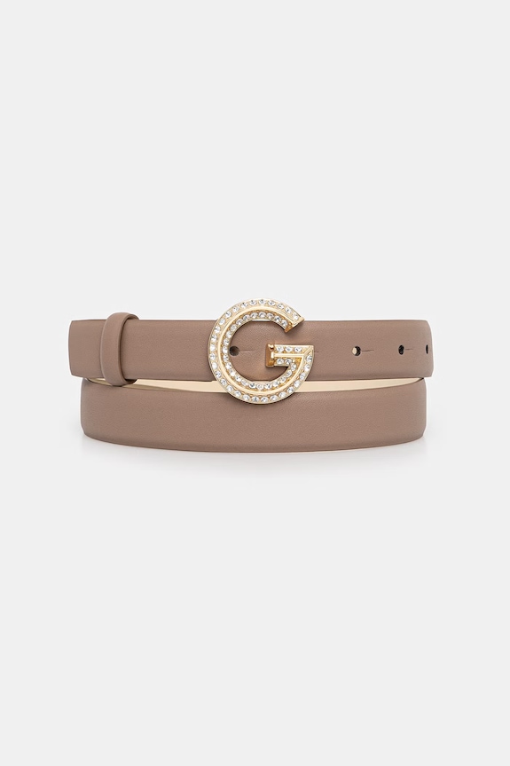 Pásek Guess béžová BW9341.P6225