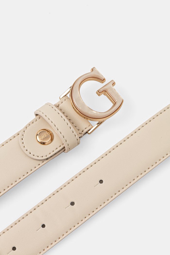 Guess pasek BW9345.P6230 beżowy SS26