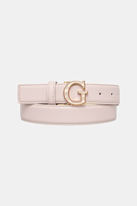 Opasok Guess imitácia kože ružová BW9345.P6230