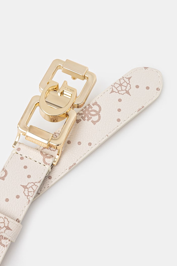 Guess pasek EMELIE BW9359.P6230 beżowy SS26
