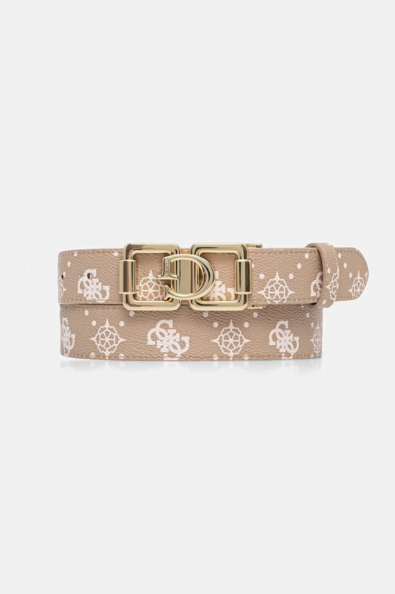 Колан Guess EMELIE изкуствена кожа бежов BW9359.P6230