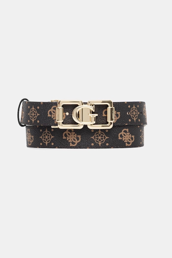 Колан Guess EMELIE изкуствена кожа кафяв BW9359.P6230