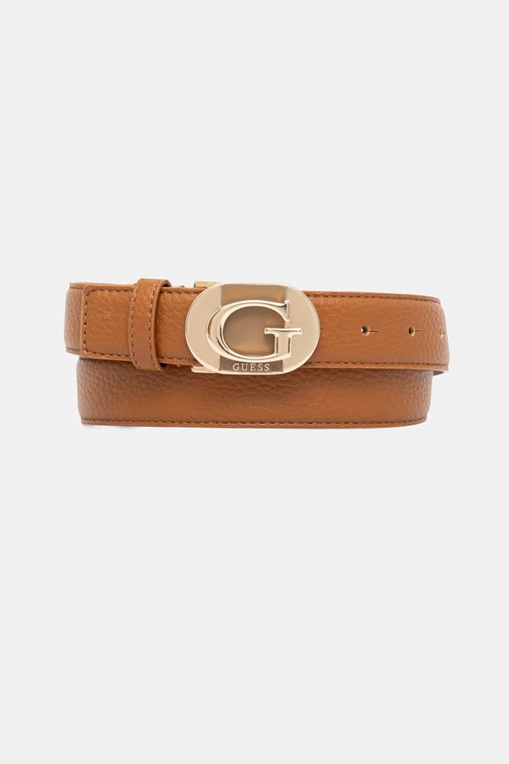 Pásek Guess JESSA imitace kůže hnědá BW9363.P6230