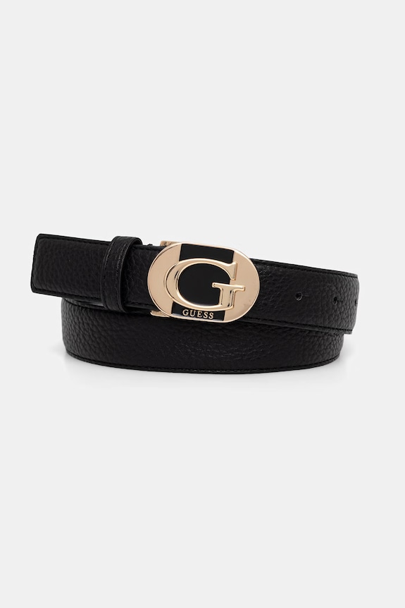 Pásek Guess JESSA imitace kůže černá BW9363.P6230