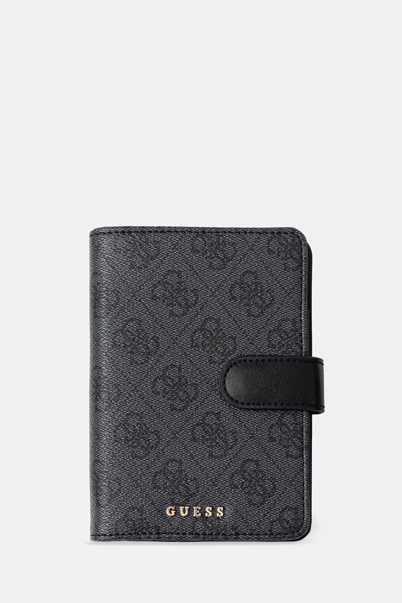 Θήκη διαβατηρίου και ετικέτα αποσκευών Guess GFBOXW.P6201 γκρί SS26