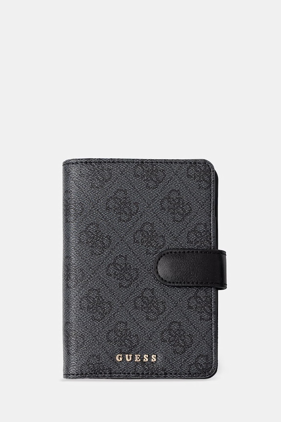 Θήκη διαβατηρίου και ετικέτα αποσκευών Guess GFBOXW.P6201 γκρί SS26