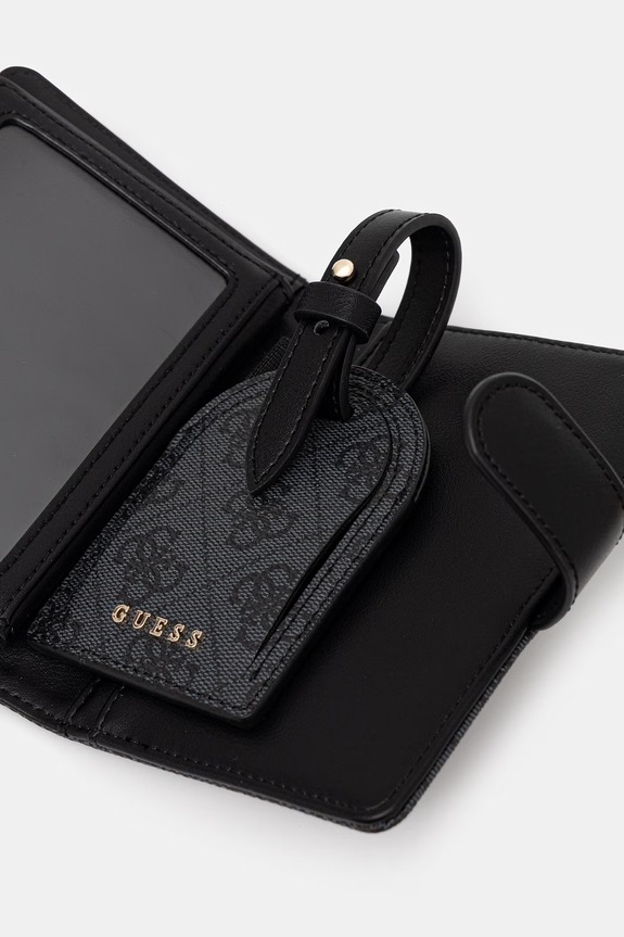Θήκη διαβατηρίου και ετικέτα αποσκευών Guess GFBOXW.P6201 γκρί