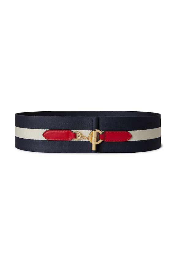 Lauren Ralph Lauren širok ženski pas mornarsko modra 412P10143