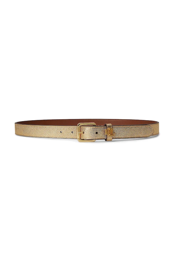 Lauren Ralph Lauren curea pentru femei, din piele aur 412P10154