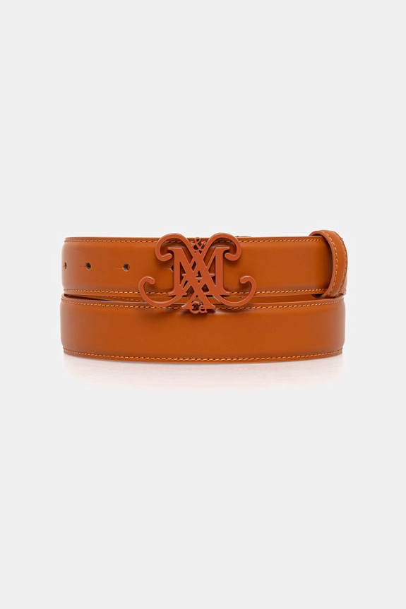 MAX&Co. curea de piele MCASTEMMABELT portocaliu 2616501077200