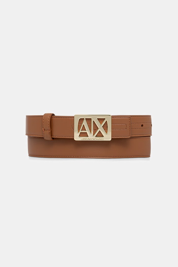 Armani Exchange pasek dwustronny damski XW002614.AF22518 brązowy SS26
