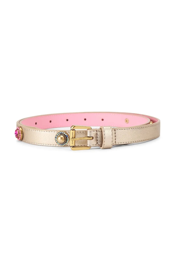Kurt Geiger London női bőr öv Octavia Belt arany 5632761109