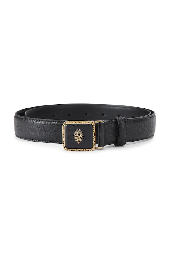 Kurt Geiger London pasek damski skórzany Pimlico Belt czarny 5633100109