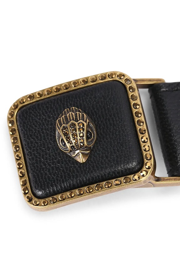 Akcesoria Kurt Geiger London pasek damski skórzany Pimlico Belt 5633100109 czarny