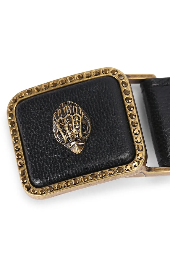 Akcesoria Kurt Geiger London pasek damski skórzany Pimlico Belt 5633100109 czarny