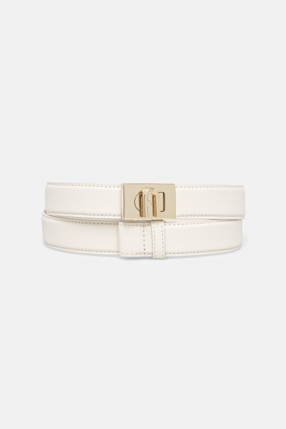 Furla pasek damski skórzany beżowy WC00065.ARE000.PNN00
