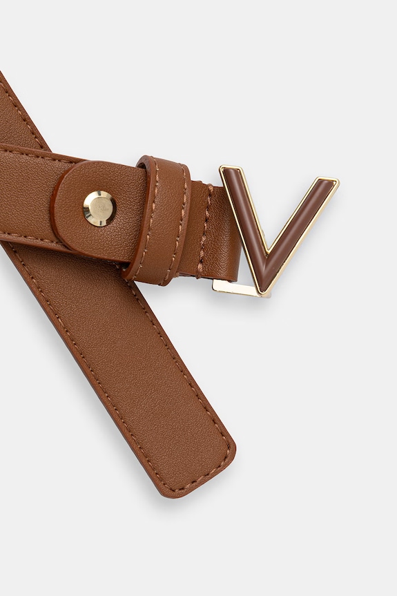 Valentino Bags ζώνη γυναικεία από απομίμηση δέρματος GLOW VCSA0256 καφέ SS26