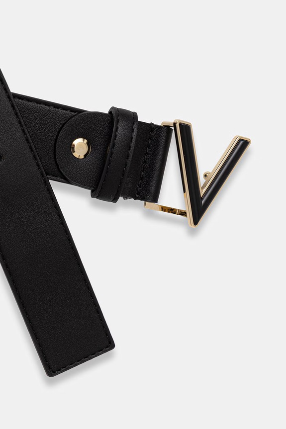 Valentino Bags ζώνη Γυναικεία GLOW VCSA0257 μαύρο SS26