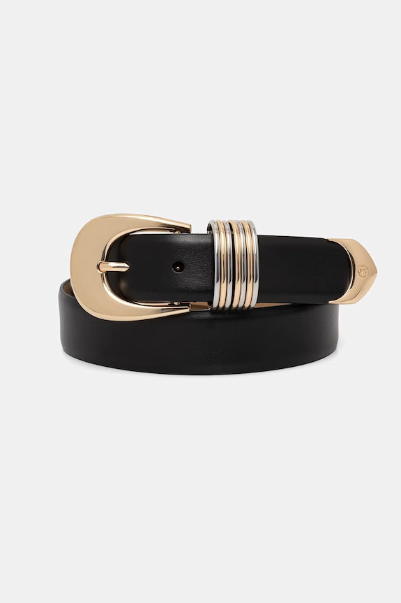 MICHAEL Michael Kors pasek damski czarny 29MKWB557895
