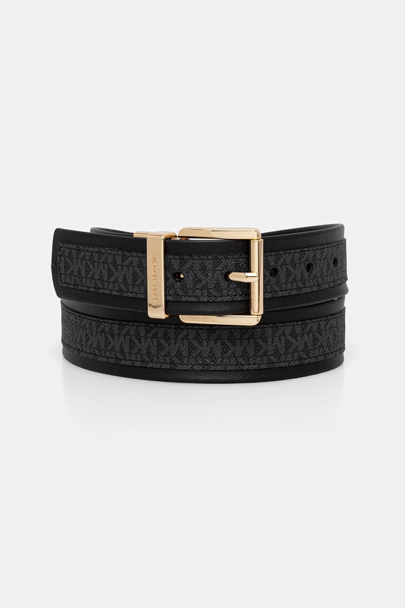 MICHAEL Michael Kors curea pentru femei, din piele negru 29MKWB557915