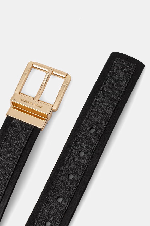 MICHAEL Michael Kors curea pentru femei, din piele 29MKWB557915 negru SS26
