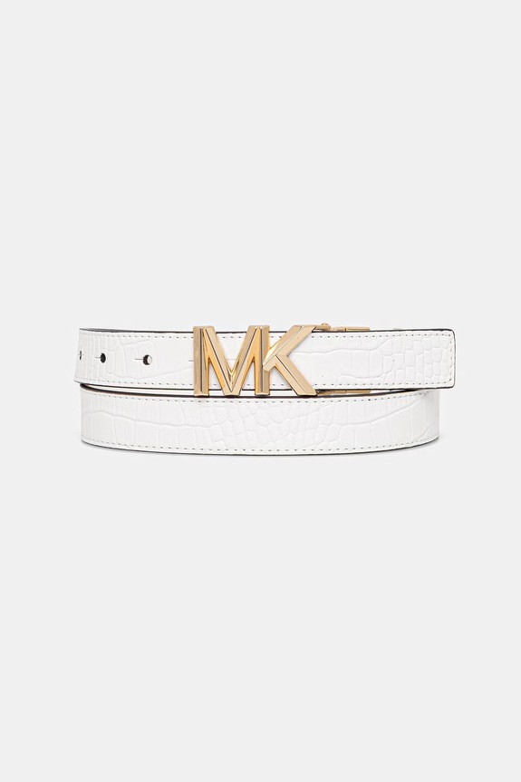 MICHAEL Michael Kors curea pentru femei, din piele alb 29MKWB557918