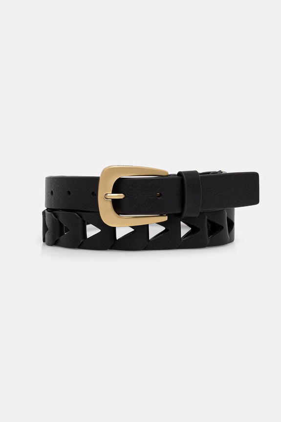 AllSaints curea damă de piele negru 29W184XE